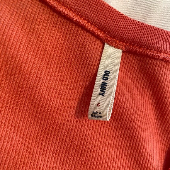 Peach sweater with matching spaghetti strap flower print shirt - Picture 7 of 10